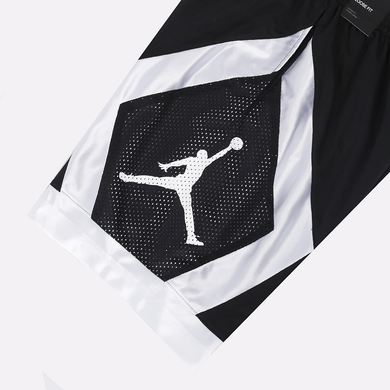 мужские черные шорты Jordan Jumpman Diamond Short AV3206-010 - цена, описание, фото 2